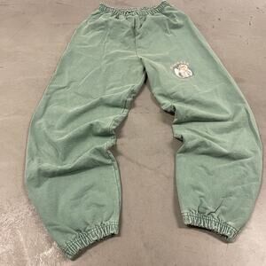 Green faded boys lie sweatpants 27x29